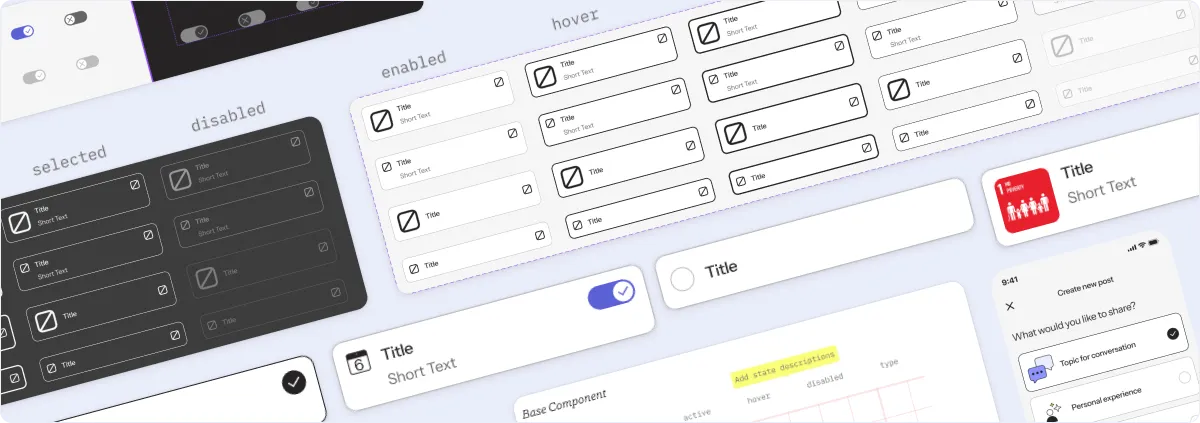 Shows some Components