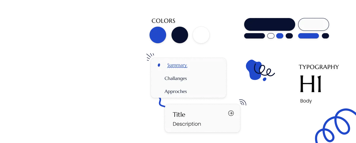 Mockups of the Holi App